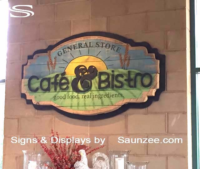 Business Signs 3D Indoor General Store Signs Cafe Bistro Signs