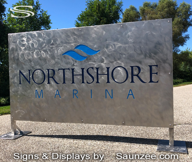 Business Signs Front Northshore Marina Sign Commercial Monument Signs